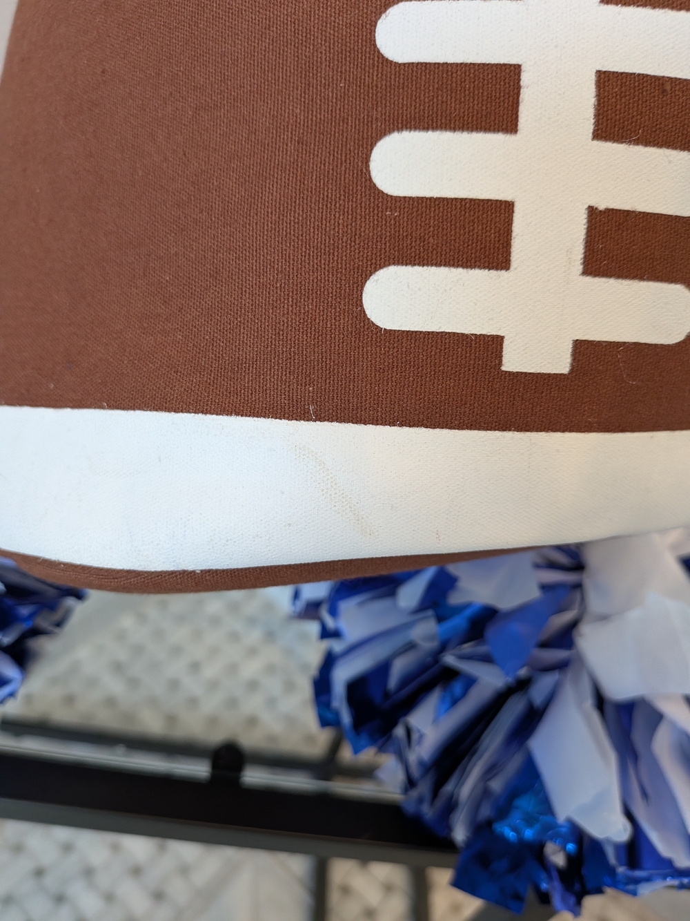 NFL Blue and White Star DCC Cheer Costume Set - Kids YL 14 - Picture 9 of 11